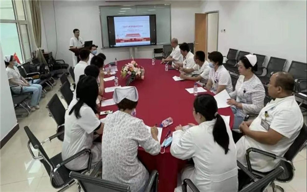 吉大一院放疗科教工党支部召开党史学习教育专题组织生活会(图1) 吉大一院放疗科教工党支部召开党史学习教育专题组织生活会(图1)